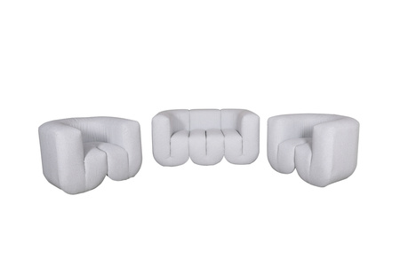 Sofa tapicerowana biała Nua N88-150-1