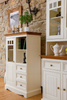 Witrynka biała/dąb 1.3 Belluno Elegante  Katmandu PL017B/D
