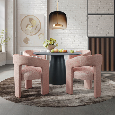 Stół okrągły czarny 127cm Avola AV2271-50B