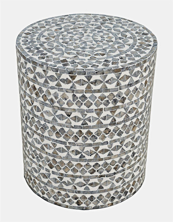 Stolik kawowy w nowoczesnym stylu glamour naturalna muszla Avola AV1730-28GT