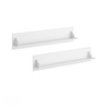 Półki sosnowe 2szt. Belluno Elegante białe  Katmandu PL008B
