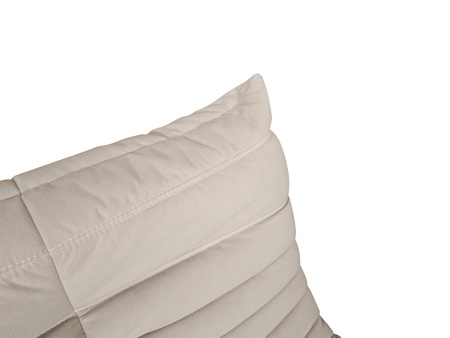 Sofa wypoczynkowa w nowoczesnym stylu tapicerowana jasna Nua N24-4