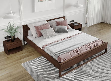 Łóżko dębowe 160x200 tabacco Adria Katmandu PRHADRIA160x200DT