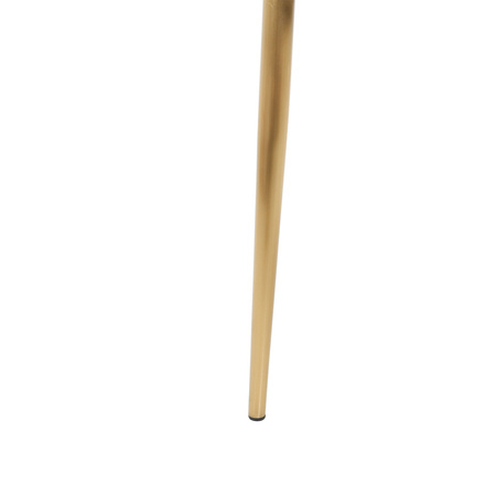 Krzesło tapicerowane jasne złote nogi Modig M5-10