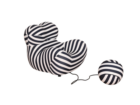 Fotel z podnóżkiem Nua N31-5