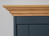 Witryna 2d grafit - naturalna sosna Belluno Elegante Katmandu PL015G/P