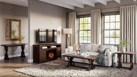 Konsola brązowa bez szuflad Avola AV1932-4