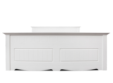 Łóżko białe z drewna Belluno Elegante 160cm Katmandu PL019B