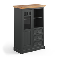 Witryna 1.3 grafit - naturalna sosna Belluno Elegante Katmandu PL017G/P