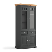 Witryna 2d grafit - naturalna sosna Belluno Elegante Katmandu PL015G/P