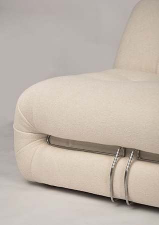  Sofa trzyosobowa w nowoczesnym stylu złamana biel Nua N59-1