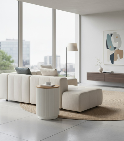 Stolik okrągły jasny Stilig ST581