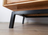 Regał dębowy ze szkłem Modern Loft Katmandu PLMOL10S