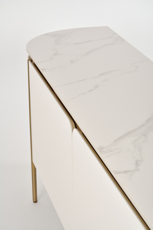 Komoda szafka RTV kremowa złota Stilig ST120