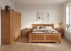 Szafa sosnowa drewniana czterodrzwiowa kolor dąb Rosella Katmandu SKROS03D