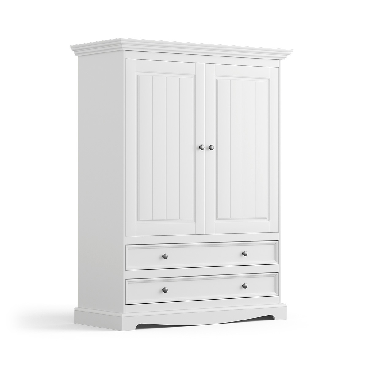 Sosnowa bieliźniarka biała do salonu Belluno Elegante Katmandu PL033B