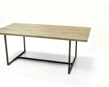 Stół prostokątny czarne nogi 200cm Flow FLOD05-200