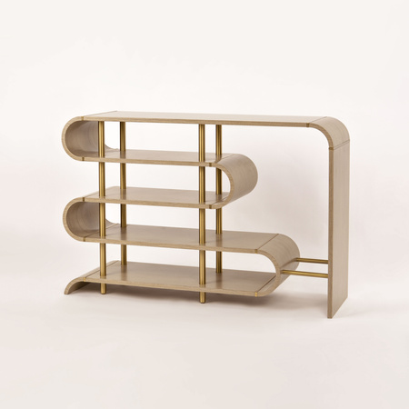 Konsola złote elementy Stilig ST962