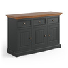 Komoda 3.3 grafit - dąb Belluno Elegante Katmandu PL002G/D