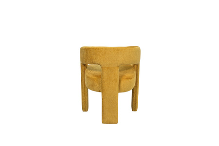 Krzesło tapicerowane żółte Leith LET71OG