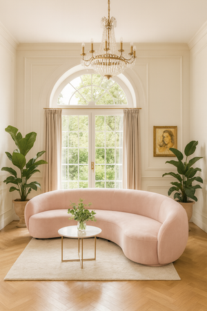 Sofa różowa Nua N77-25