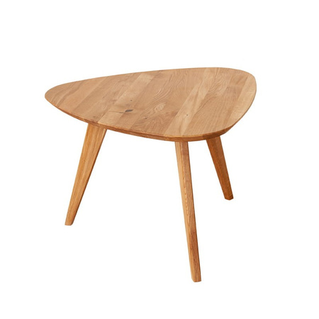 Ława dębowa owalna 67x69 cm Orbetello Katmandu 3SORB54