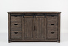 Komoda drewniana w stylu rustykalnym brązowa z szufladami Avola AV1700-35