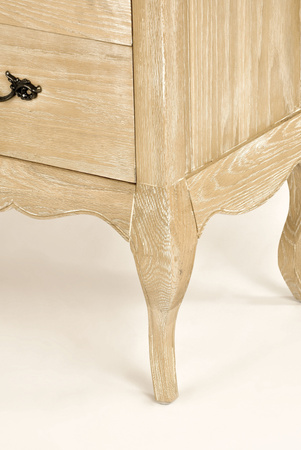 Komoda drewniana stylizowana z szufladami do salonu sypialni Venezia Oak VEO874
