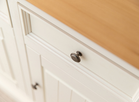 Komoda 3.3 biała - naturalna sosna Belluno Elegante Katmandu PL002B/P