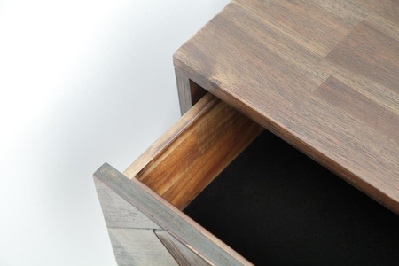 Komoda brązowa z szufladami Ashton ASTB03-H125