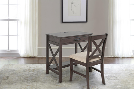 Biurko brązowe z szufladą Avola AV2025-30B