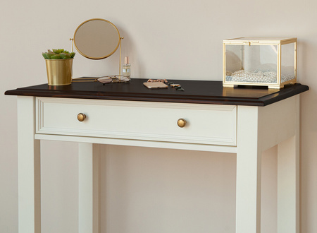 Toaletka sosnowa biały-orzech Belluno Elegante Katmandu PL035B/O