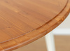 Stół okrągły 90 cm Belluno Elegante biały-dąb Katmandu PL040B/D