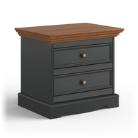 Szafka nocna grafit - dąb Belluno Elegante Katmandu PL013G/D
