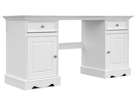 Biurko sosnowe Belluno Elegante biały Katmandu PL023B