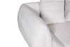 Sofa w nowoczesnym stylu welurowa jasna z poduszkami Nua N90-3
