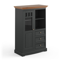 Witryna 1.3 grafit - dąb Belluno Elegante Katmandu PL017G/D