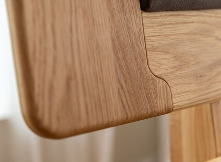 Łóżko dębowe 160x200 Livo Katmandu ZILIV_160