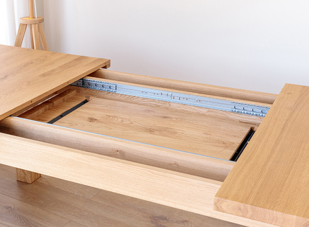 Rozkładany stół dębowy Lanciano 160x90 Katmandu LANCIANO160X90