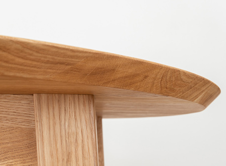 Stół dębowy okrągły 110 cm Orbetello Katmandu KULS110