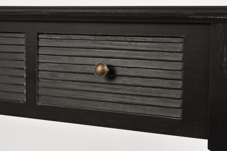 Konsola czarna z szufladami Livorno LIV080-B