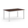 Stół sosnowy Belluno Elegante biały-orzech  Katmandu PL022B/O