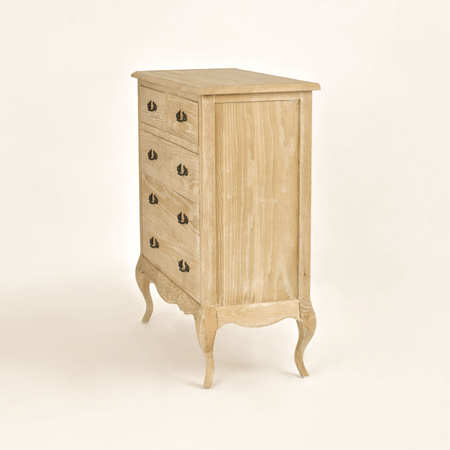 Komoda drewniana stylizowana z szufladami do salonu sypialni Venezia Oak VEO874