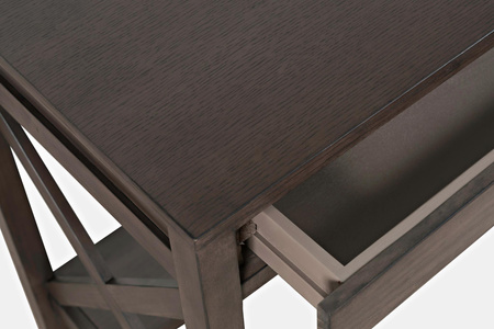 Biurko brązowe z szufladą Avola AV2025-30B