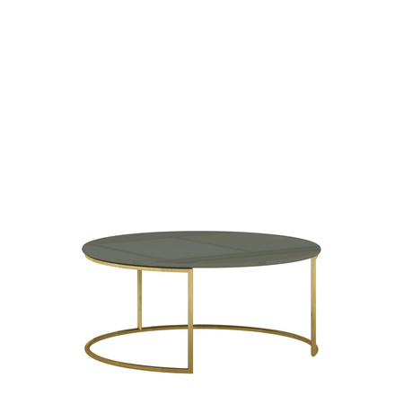 Stolik kawowy okrągły złote nogi Rose Hill RH07