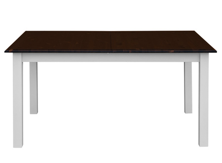 Stół sosnowy Belluno Elegante biały-orzech  Katmandu PL022B/O