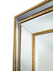 Lustro Sharon 100/100cm glamour złote w formie kwadratu z głową lwa AH503 100