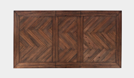 Stół rozkładany drewniany do jadalni ciemnobrązowy 152,5-198cm Avola AV1931-78