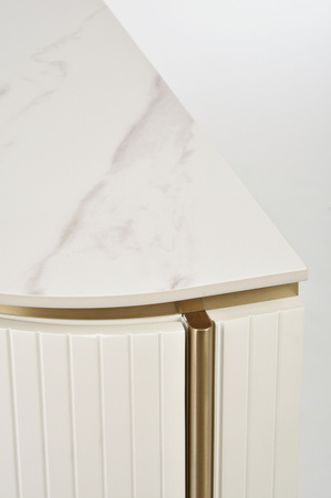 Komoda szafka RTV kremowa złota Stilig ST120