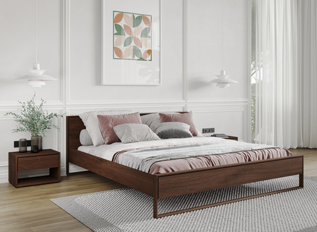 Łóżko dębowe 160x200 tabacco Adria Katmandu PRHADRIA160x200DT